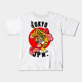 Japanese Tiger Tokyo Kids T-Shirt